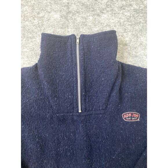 Ron Jon Surf Shop Pullover Men's XL Fleece Heavy Quarter Zip Blue Daytona Beach - Picture 4 of 7